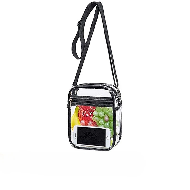 

Transparent PVC Crossbody Bag for Women Shoulder Bag Women Jelly Bag Versatile Waterproof Summer Bags Purse and Handbags Сумка