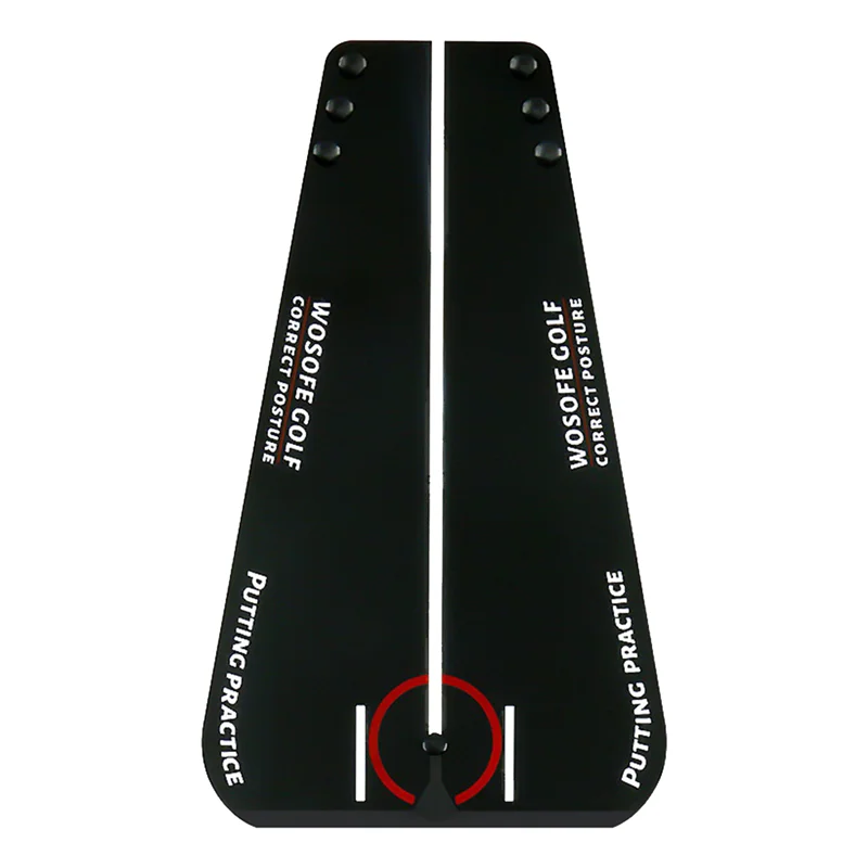 AEB0-WOSOFE المحمولة جولف وضع مرآة أدوات التدريب جولف وضع محاذاة سوينغ المدرب مستقيم ممارسة جولف التدريب المعونة