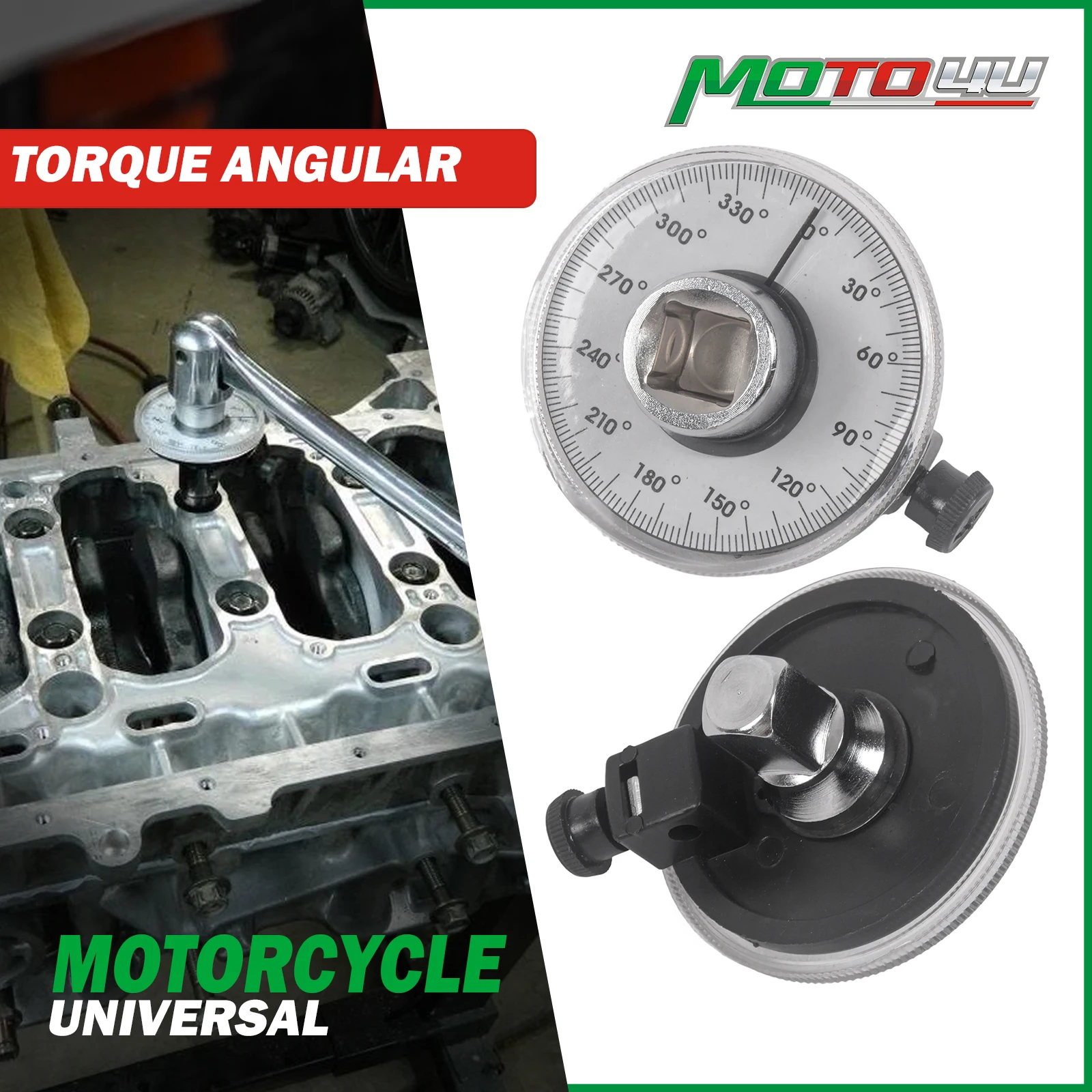 

Angle Torque Gauges Spanner High Hardness Good Toughness Silvering Long Handle Torque Wrench Repairing