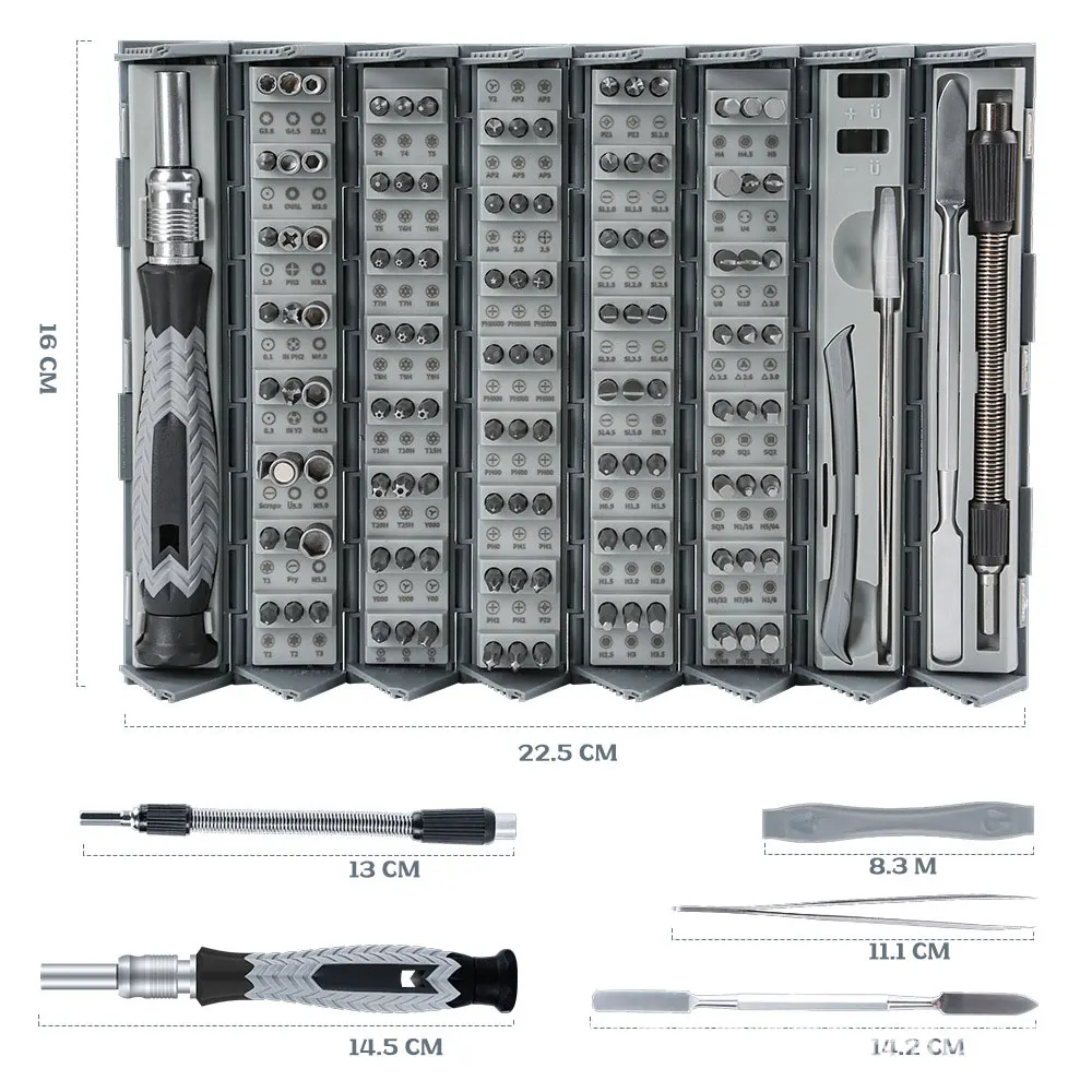 Imagem -02 - Multifunções Precision Screwdriver Grupo Magnetic Bits Tool Kit Phone Repair Hand Tools para Xbox Smartphones Iphone Eyeglass