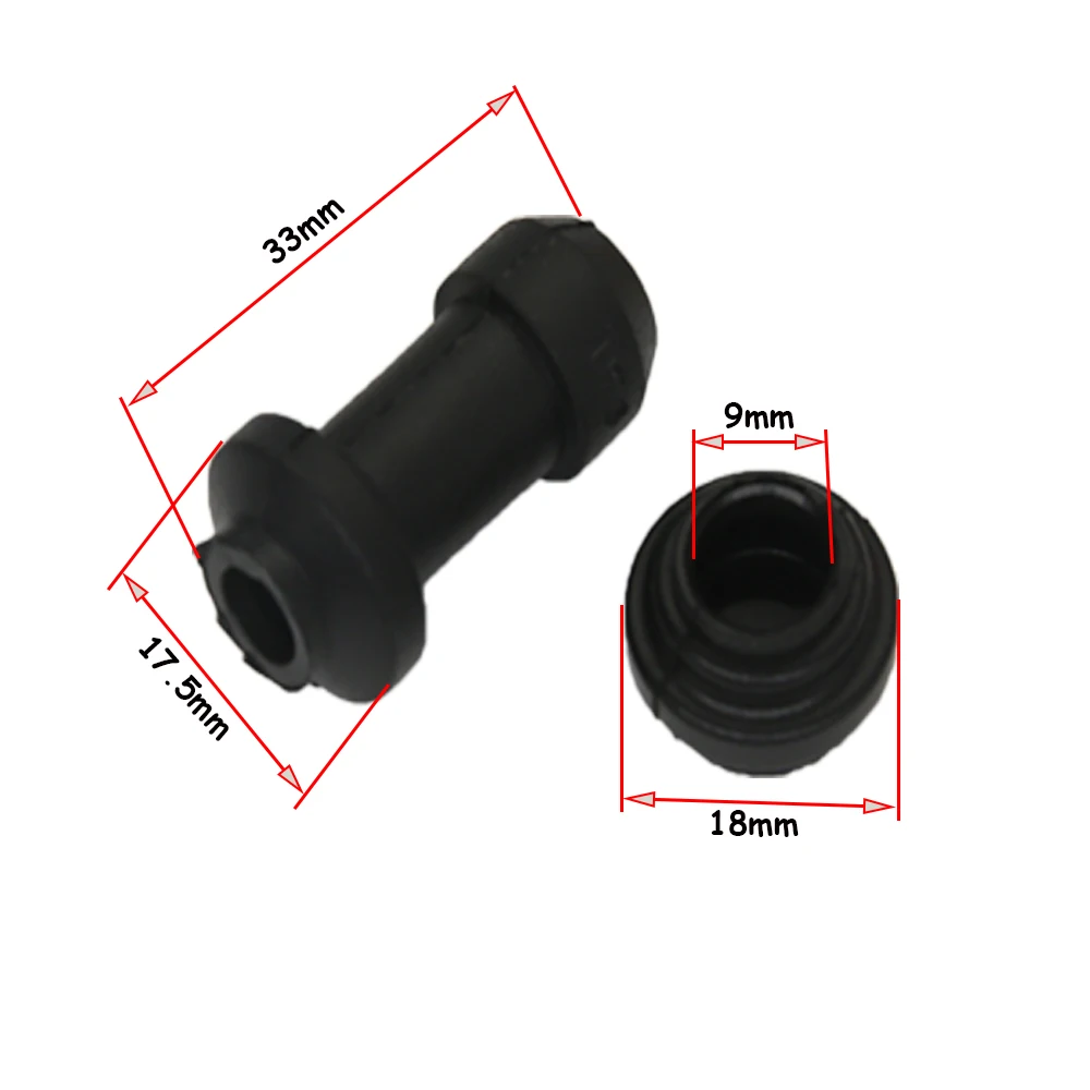 2SET Motorcycle Scooter Brake Upper & Lower Pump Caliper Shock Absorber Sleeve Dust Cover Rubber Disc Brake Pump Waterproof Cap