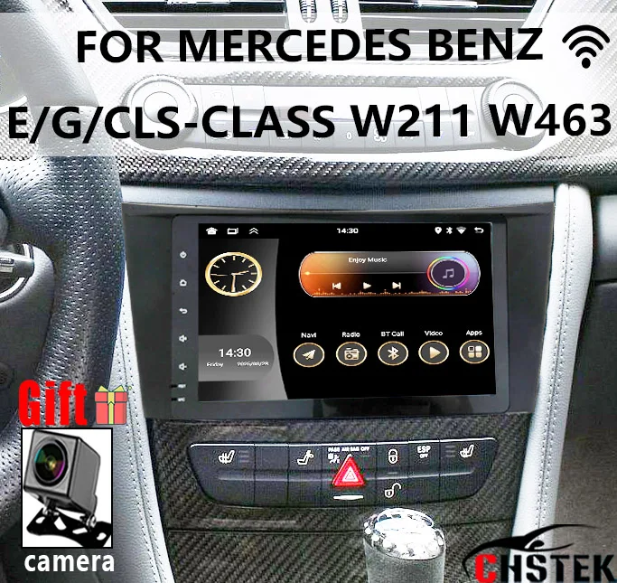 Multimedia Car Radio Carplay For Mercedes Benz E-Class W211 W209 W463 W219 GLS CLS Refresh Renewal Intelligent System Bluetooth