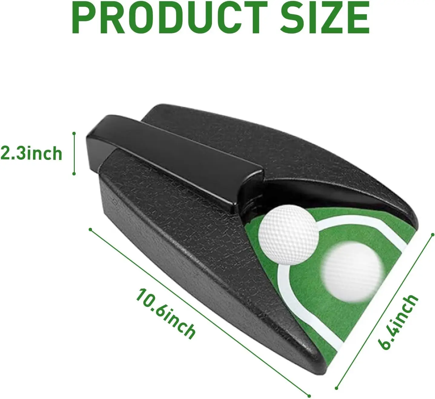 Suitable for Prac Golf Ball Return Putting Unit, Automatic Return Machine, Indoor Golf Putting Hole, Battery-Powered Practicing