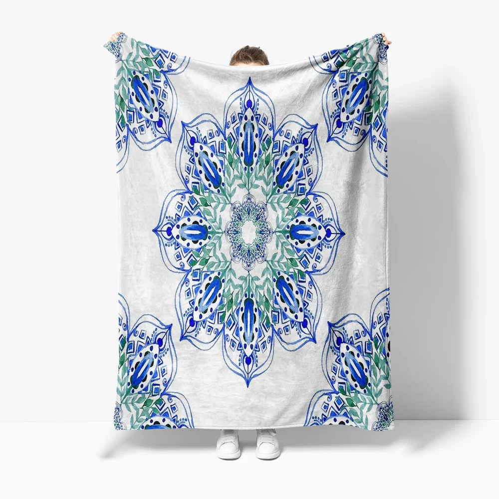 

Акварельное одеяло с цветочным принтом, чехол для дивана-кровати, декоративная подушка, одеяло для гостиной, спальни, детей-подростков