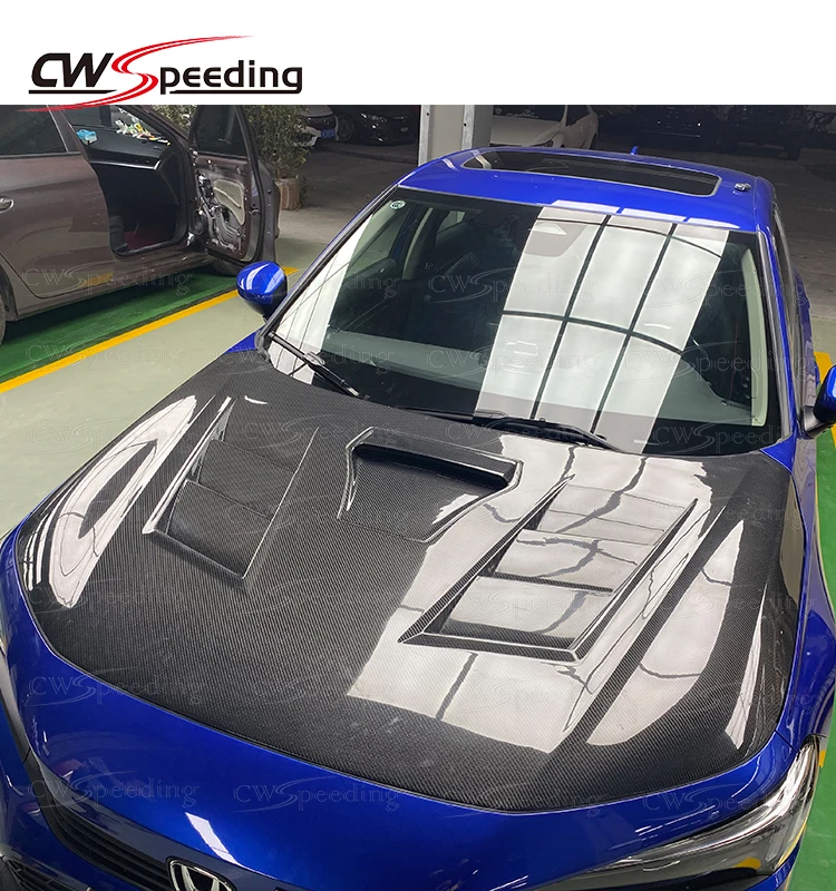 

2021-2022 CWS-EVO STYLE CARBON FIBER ENGINE BONNET HOOD for HONDA CIVIC X 11TH GEN