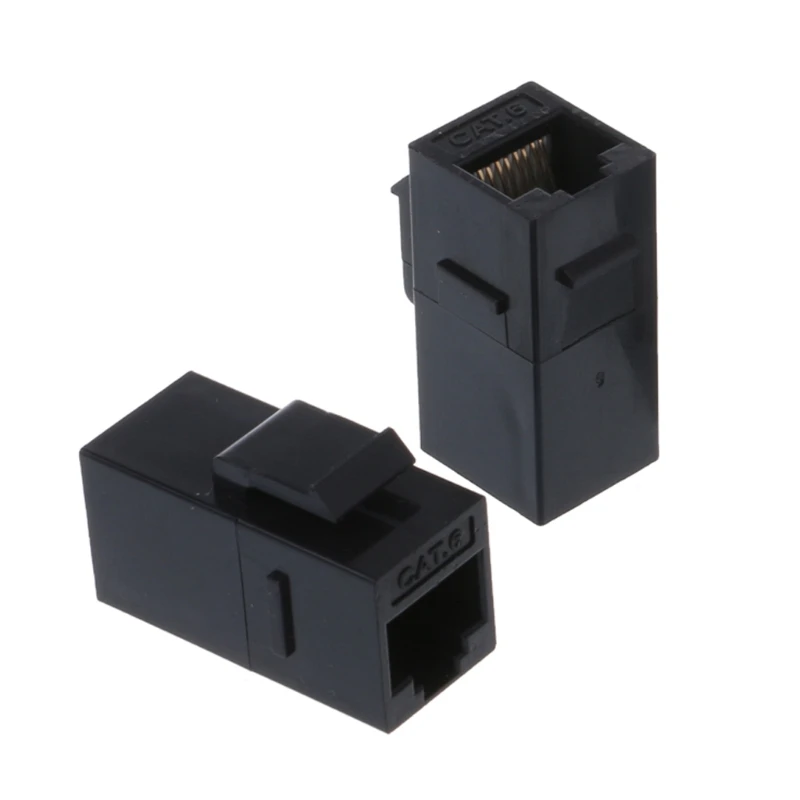 2 Poorten RJ45 Netwerk Wandplaat Met Vrouw-vrouw Connector 86x86mm