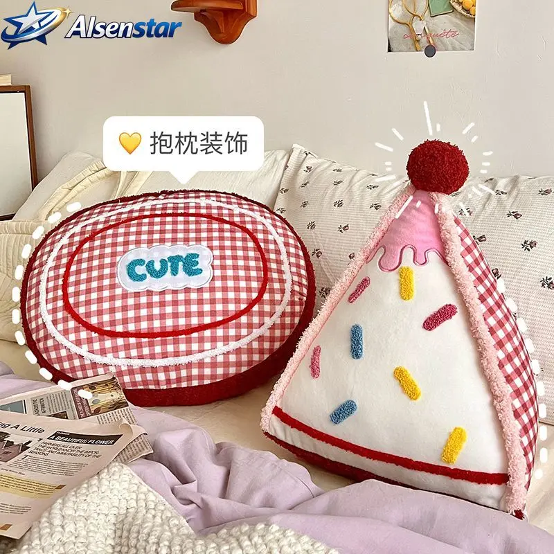 Cute Five-pointed Plush Pillow Bedroom Ornament Decoration Girl Birthday Doll Gift Living Room Bay Window Sofa Cushion