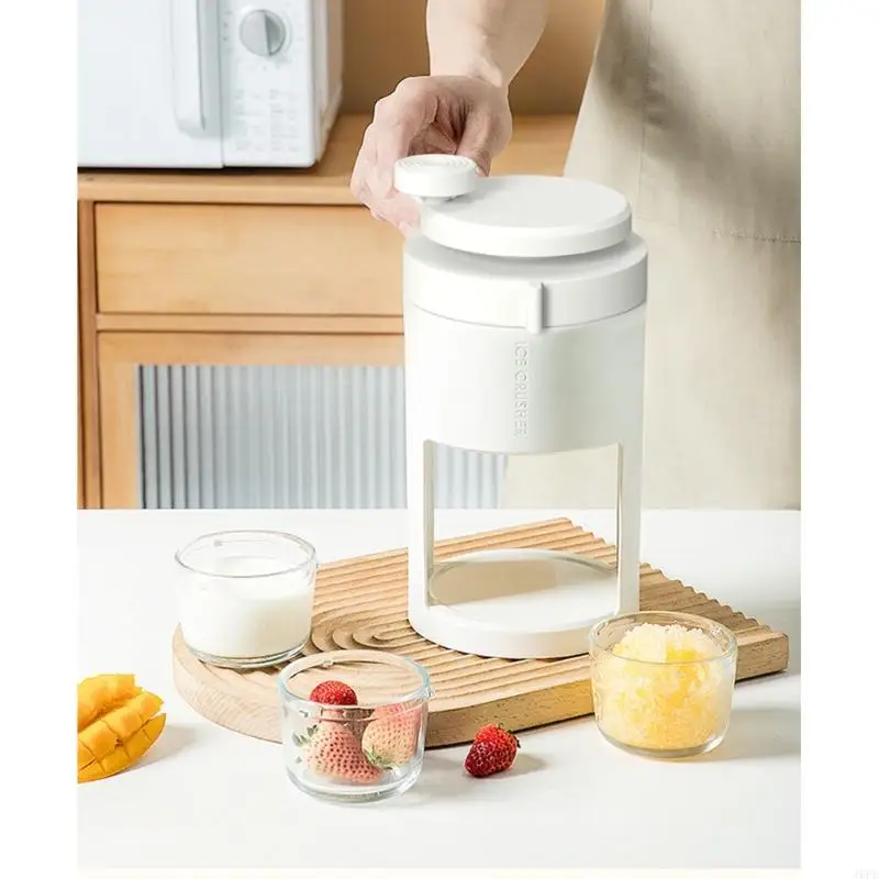 J6PE剃毛アイスマシンポータブルアイスクラッシャー剃毛アイスマシンキッチンアクセサリー