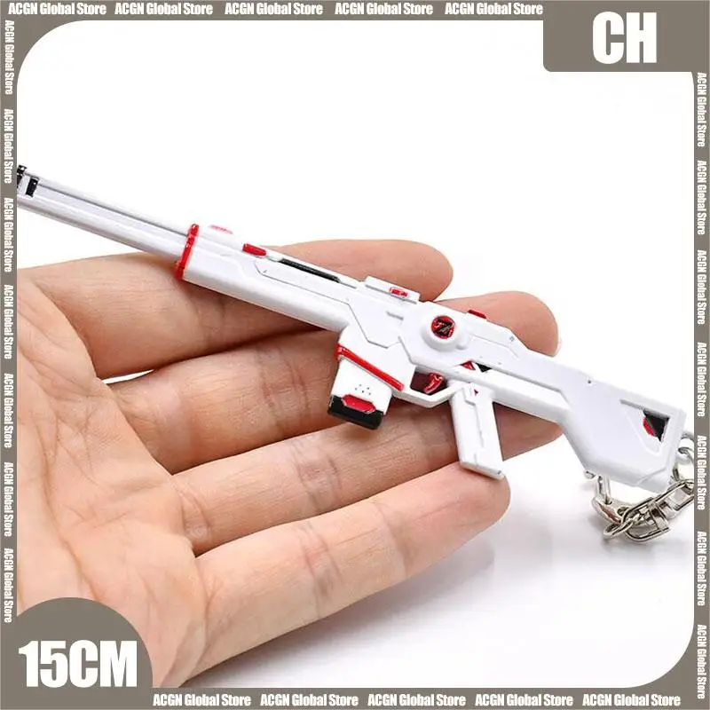 

Valorant Weapon Phantom SPECTRUM Skin Keychain 13cm Precision Work Plus Alloy Game Weapon Model Samurai Sword Boys Gift Toys