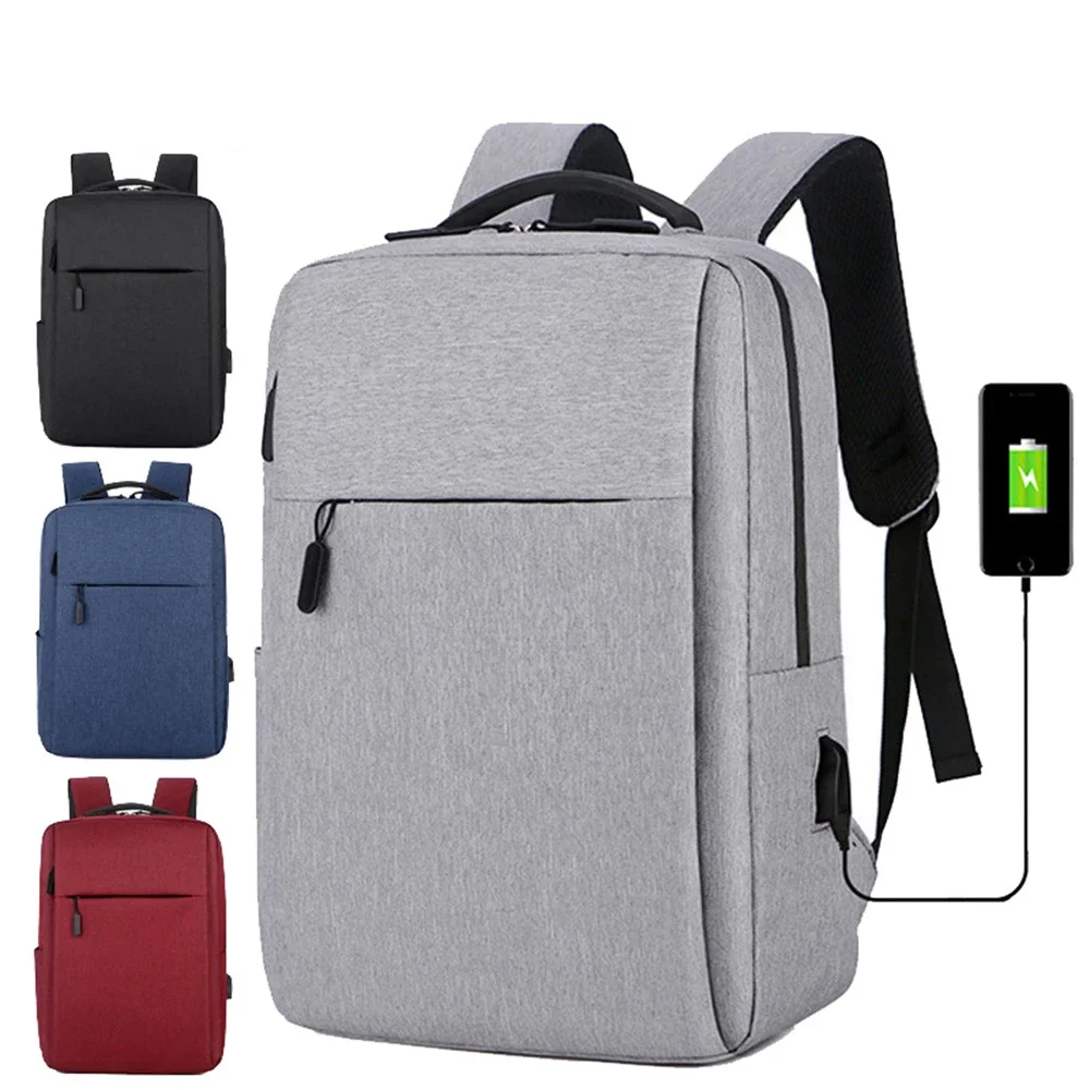 Laptop Bag USB Backpack for Macbook Air Pro Lenovo Asus HP Dell Large Capacity Travelling Waterproof Multi-pockets Laptop Cover