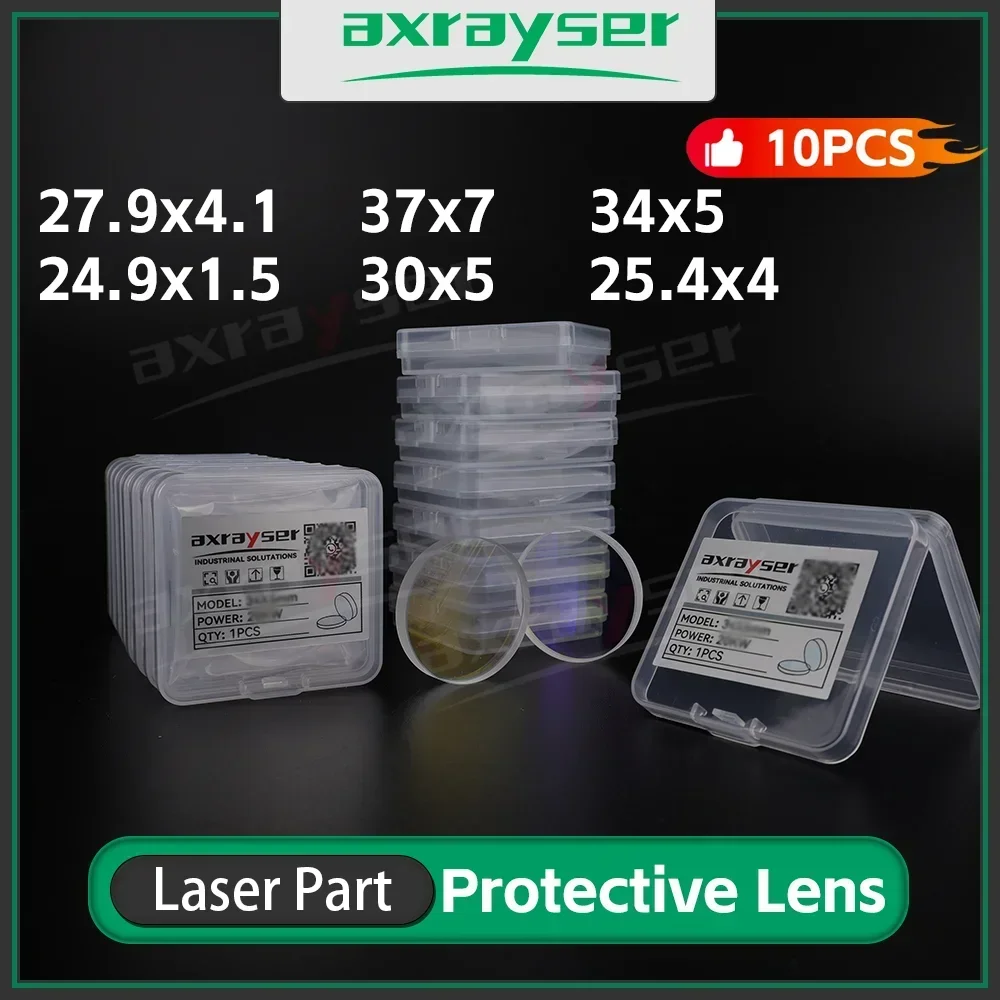 Fiber Laser Protection Lens Protective Lens 37x7 34x5 27.9x4.1 Lens Cover Glass Protection Glass for RAYTOOLS BODOR BOCI WSX