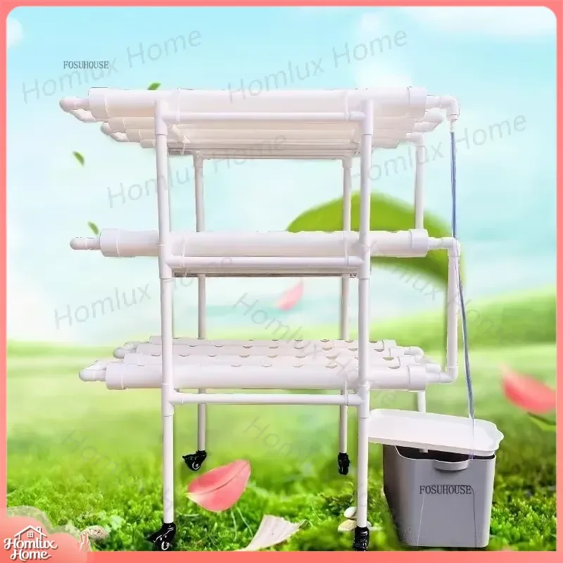 Hydroponic System Indoor Soilless Cultivation Kit Balcony Garden Vertical Multi Layer Vegetable Growing Rack for Lettuce