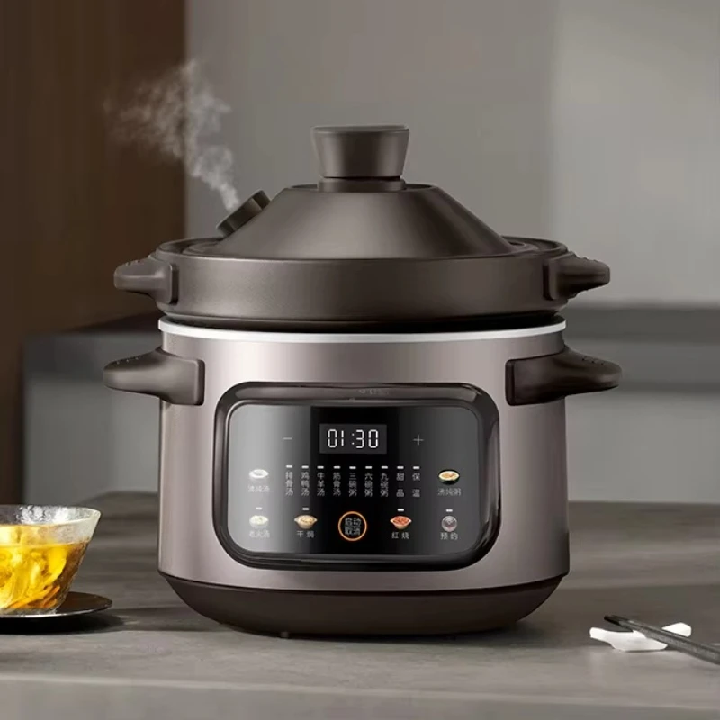 

Electric Saucepan 4/5 Automatic Porridge Cooking Clay Programmable Multi-Heat Electric Slow Cooker