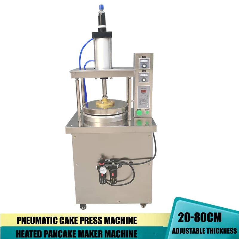 

Pancake Making Machine Stainless Steel Commercial Pneumatic Tortilla Spring Rolls Pancake Forming Press Machine