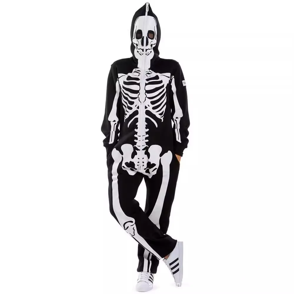 

Halloween Horror Skeleton Costume Role Playing Dressup Ladies Ethnic Stage Costume Spring 2025 Fashion Trend