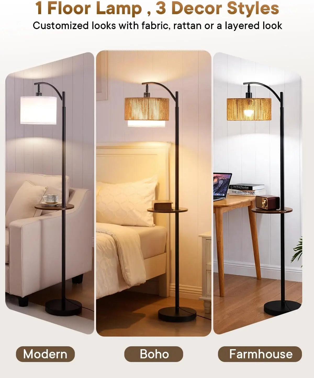Arc-vloerlamp in boho-stijl, g - Floor Lamp Arched recensie en prijs
