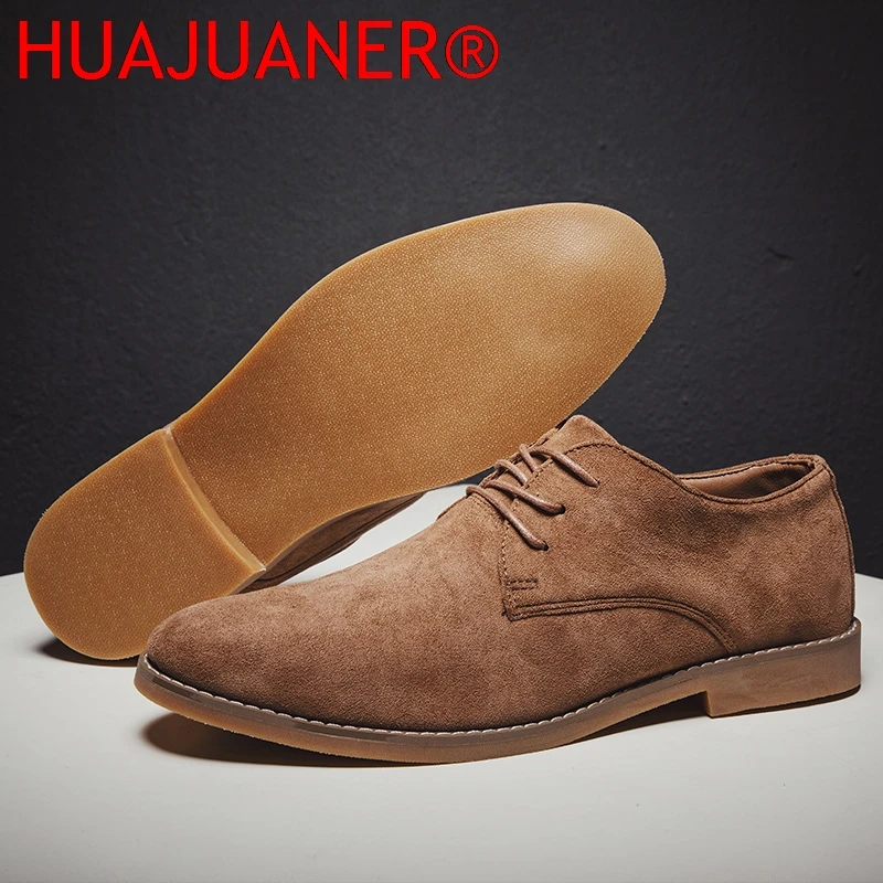 

Men's Classic Oxford Shoes - Genuine Leather Formal Casual Dress Shoes British Style Comfortable Business Wear