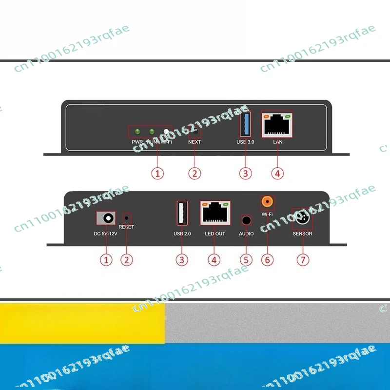 Synchronous Asynchronous Playback Box HD-A3L/A4L/A5L/A6L Full Color LED Display Control System Network