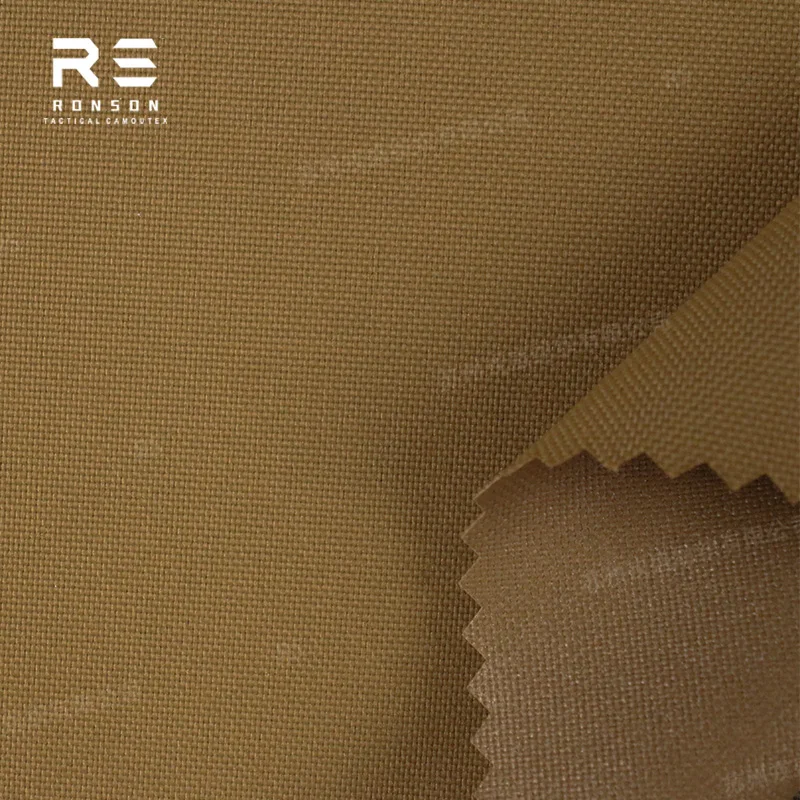 500D Nylon Cordura X05#KHKAI Fabric 100% Woven Water-Resistant PU Coated for Tactical Gear Outdoor Camping Equipment