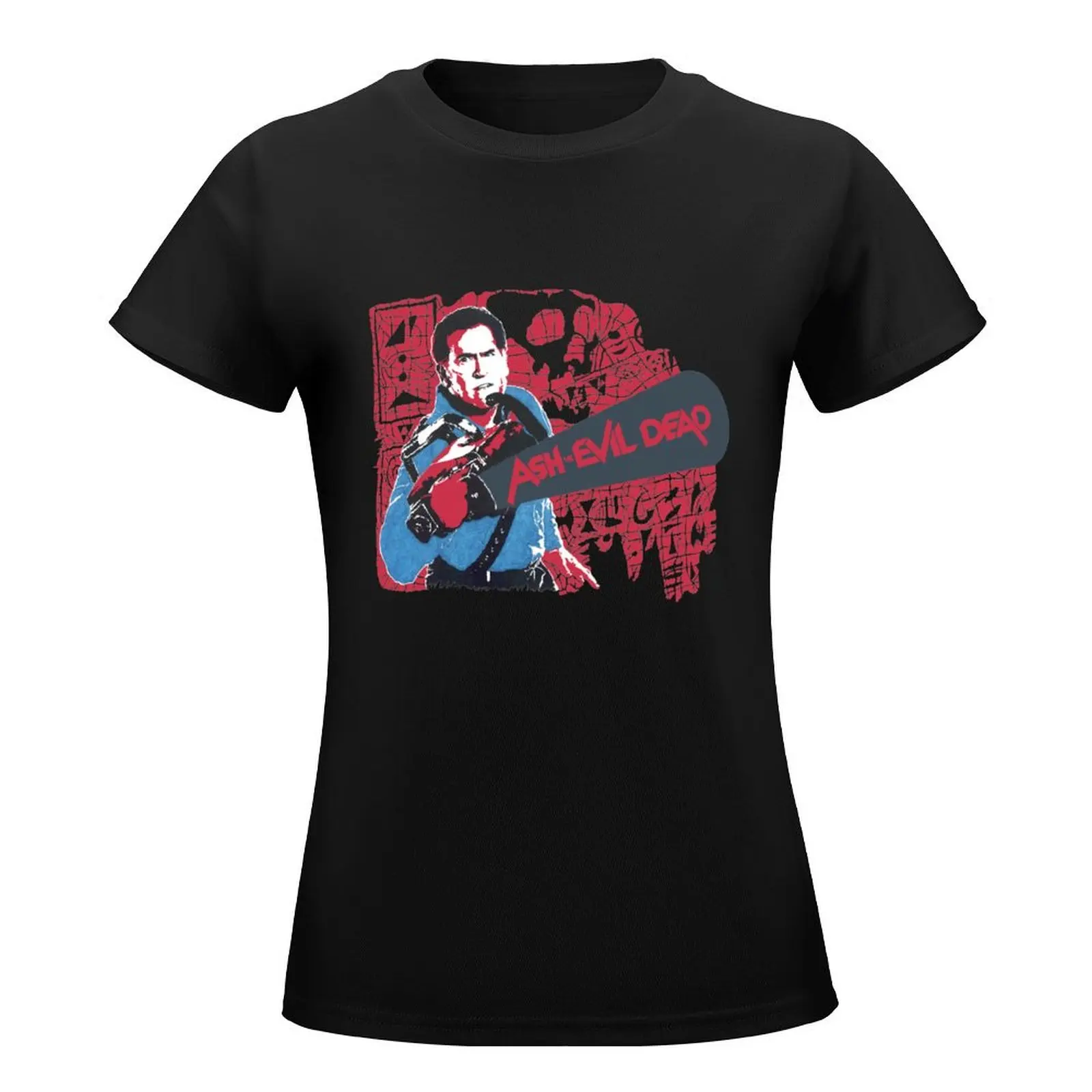 Ash vs. Evil Dead T-Shirt Blouse female lady clothes rock and roll t shirts for Women