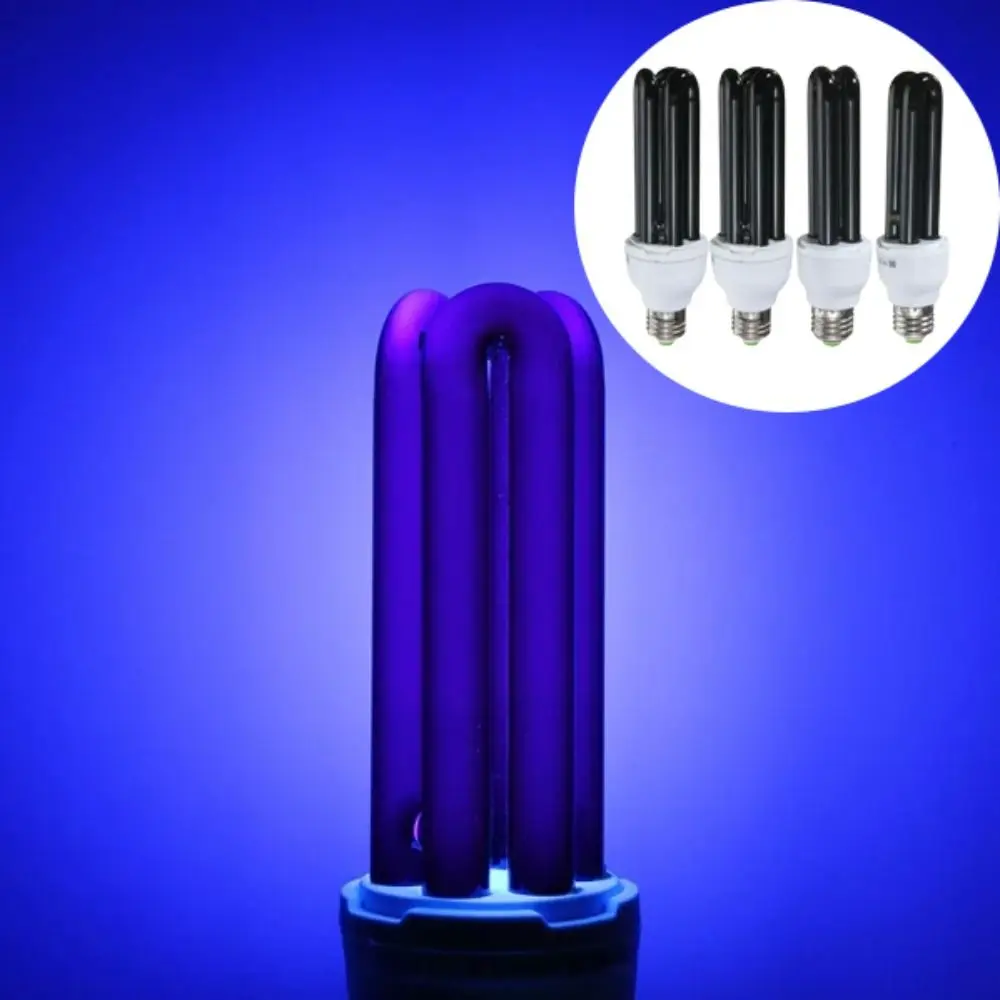 

UV Curing Purple Light UV Light Bulb Black 220V AC220V Black Light CFL Bulb Low Energy Ultraviolet Fluorescent Light Aquaculture