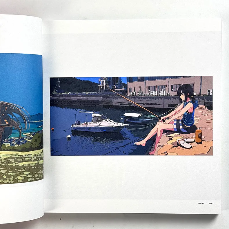 Reproduktion von Charcoal Tea Art Book Pixiv Artist Illustrations Import Original Edition Shoeisha