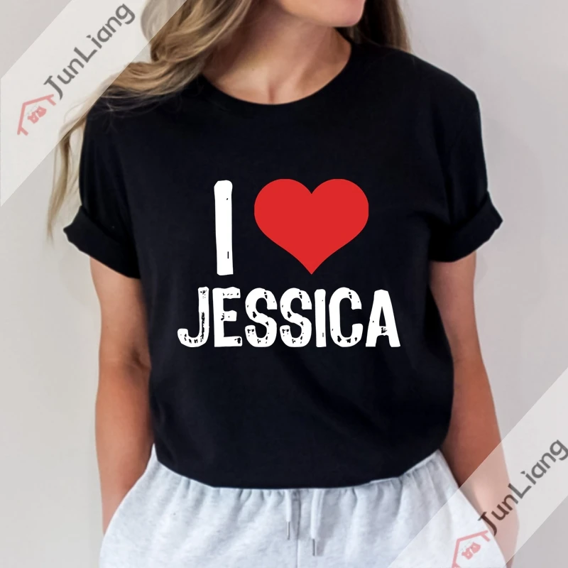 Jessica Alba Harajuku Fashion Women T-shirts for Men Actress Goth Woman Clothing Top Y2k Clothes Shirt Blouse 2023 Aesthetic