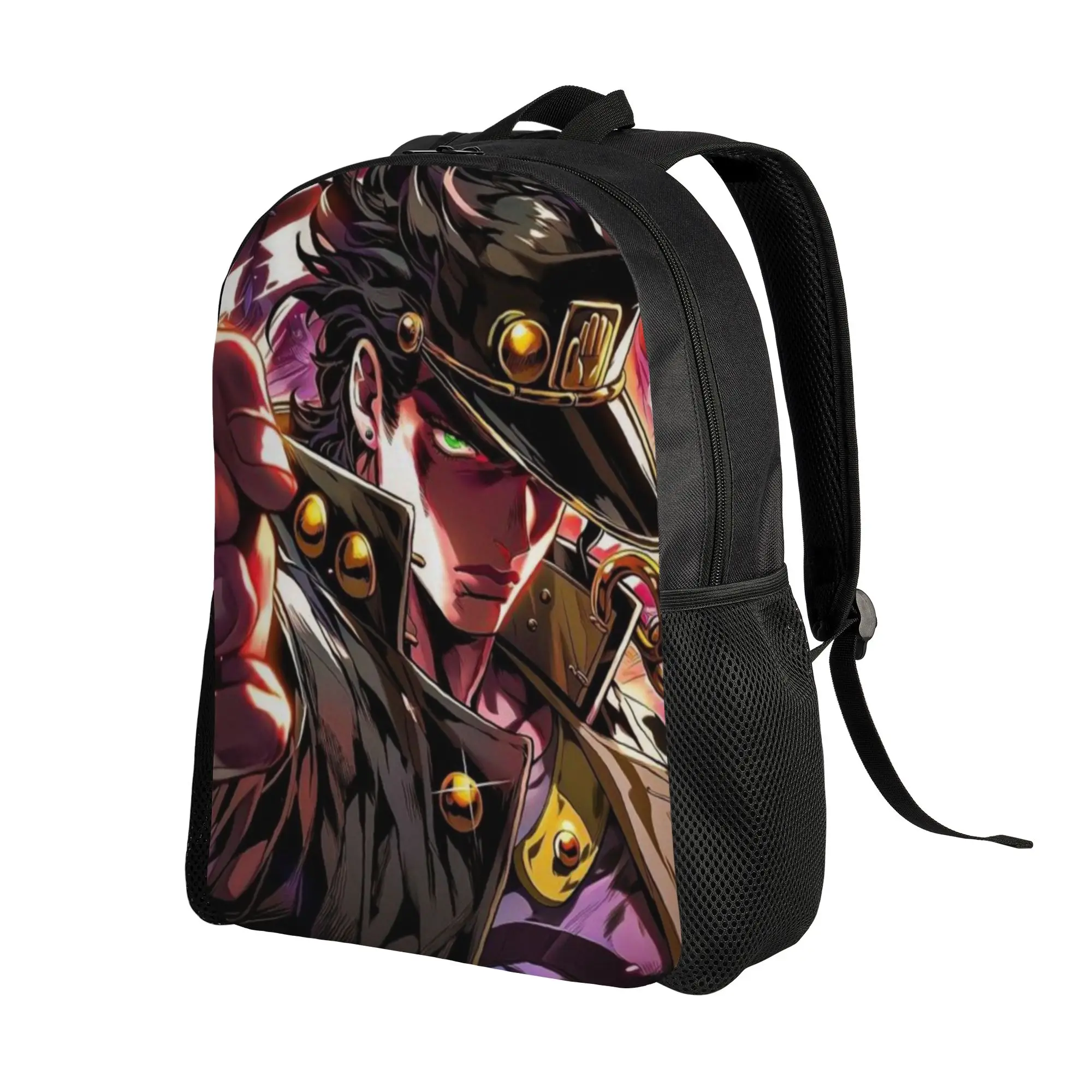 Back to school season Jotaro Kujo (4) Bookbag JoJo's Bizarre Adventure Ladies Good Quality Backpack