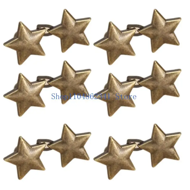 

5asd Fastening Button Adjustable Waist Buckle Jeans Button Pin Perfect Fit Instantly for Tighten Waist Jeans No Sewing Button