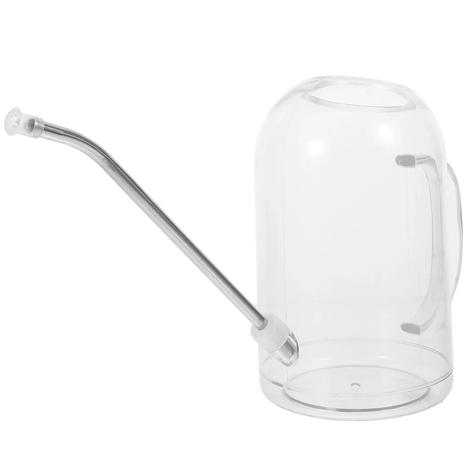 

2L Watering Can Long Spout Flower Pot Transparent ABS Durable Large Capacity Plant Sprinkler Vintage Design