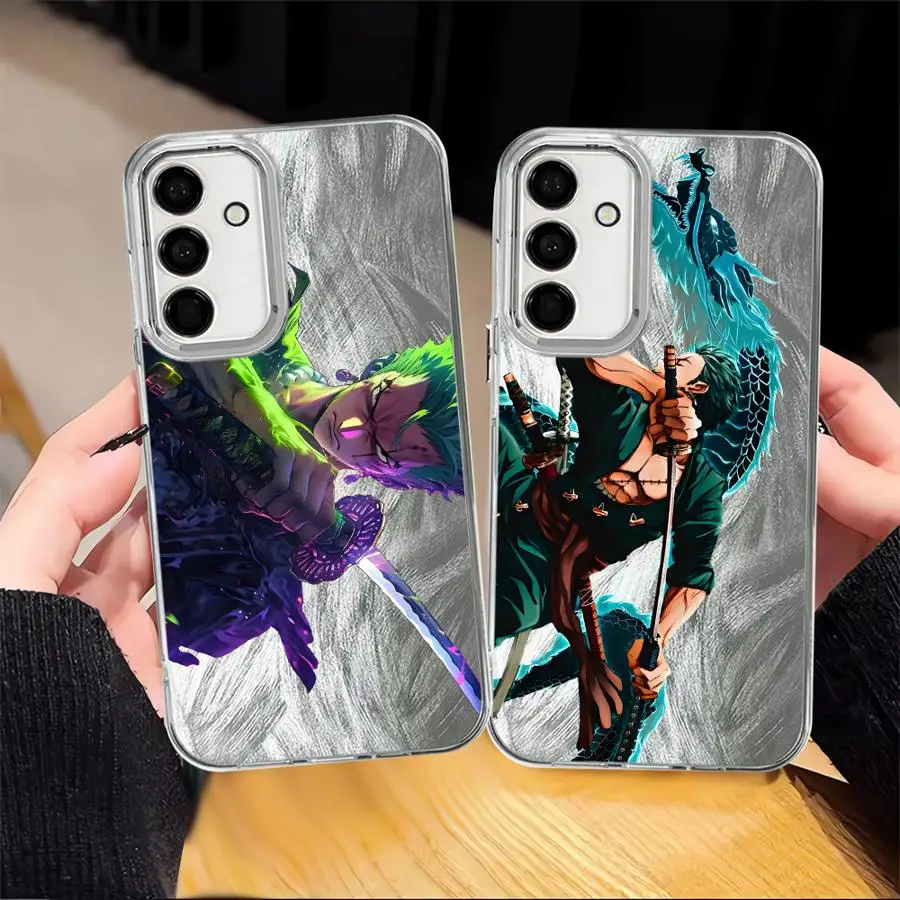 One Piece Cool Zoro Phone Cover Case for Samsung Galaxy A51 A52 A26 A15 A16 A24 A21s A23 A55 A17 A34 A35 A36 A13 A14