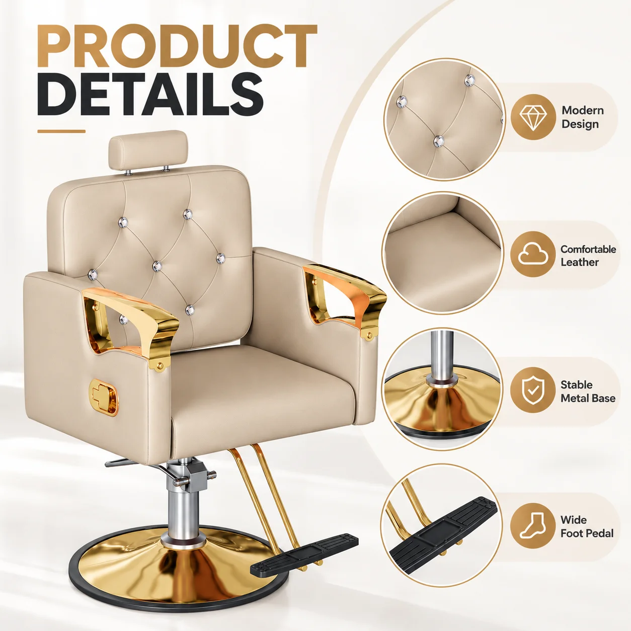 Barber Chair for Hair Stylists - view 6
