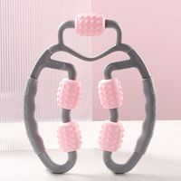 Five Wheel Massager Ring Leg Clip Body Massager Anti Cellulite Yoga Massage Roller Fitness U-shaped Muscle Relaxation Roller
