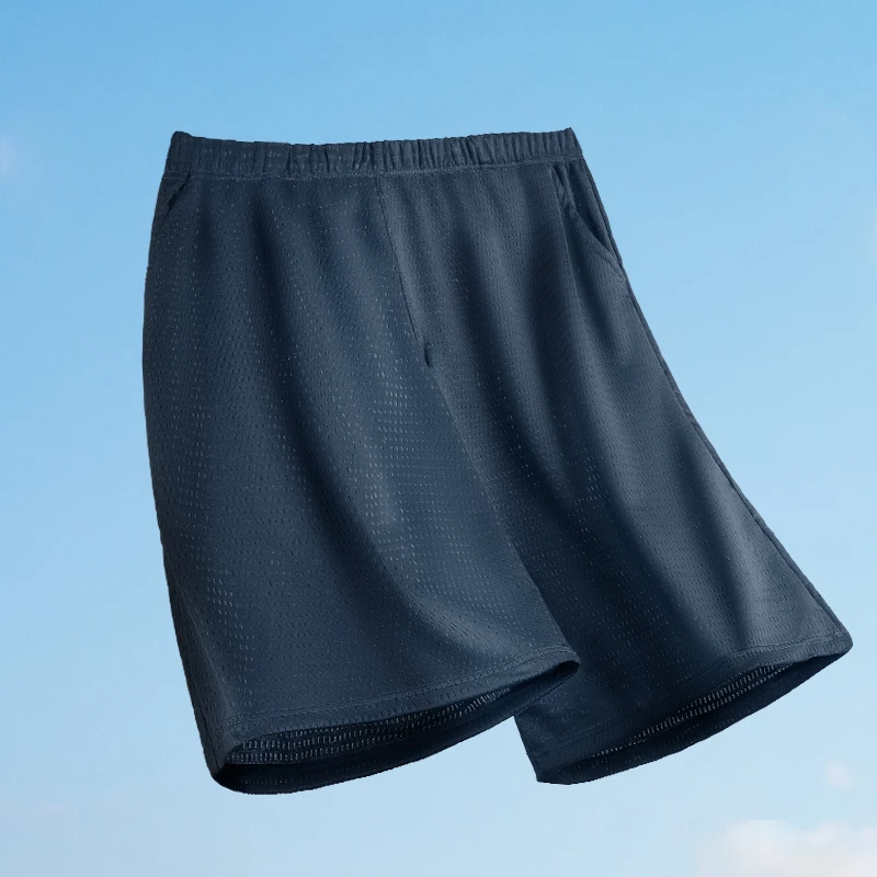 

Thin-style five-point pants, casual shorts. Men's loose-fitting ice silk homewear pants. Men's summer sleep pants, can be worn a