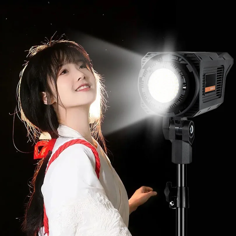 Imagem -06 - Lâmpada Solar Fotografia Led Fill Light Luz de Vídeo de Estúdio Bowens Mount Retrato de Produto Casamento Transmissão ao Vivo 150w 3000k5600k