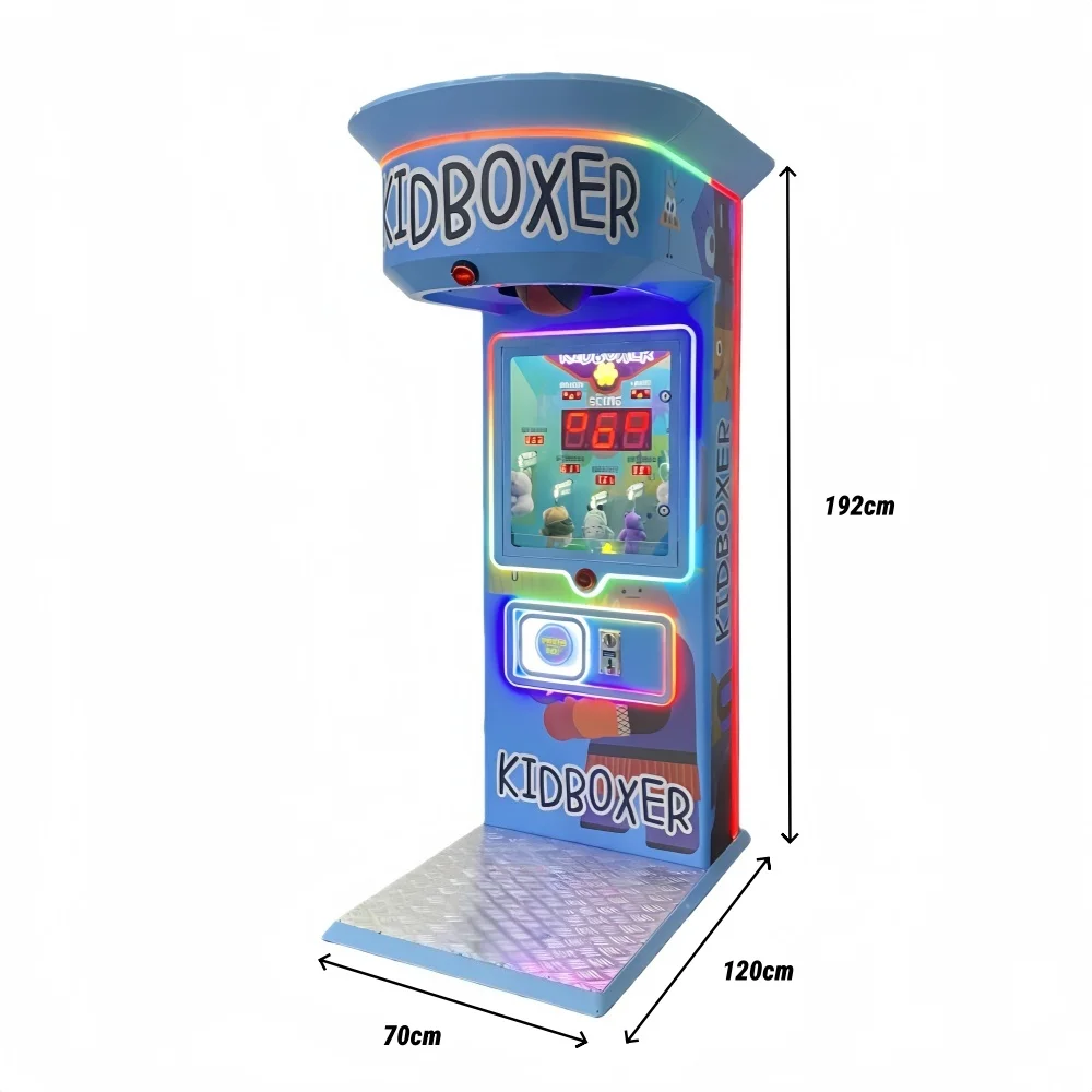 Kids Boxer Automatic Street Amusement Punch Arcade Sport Game Coin Operated Boxing Machine