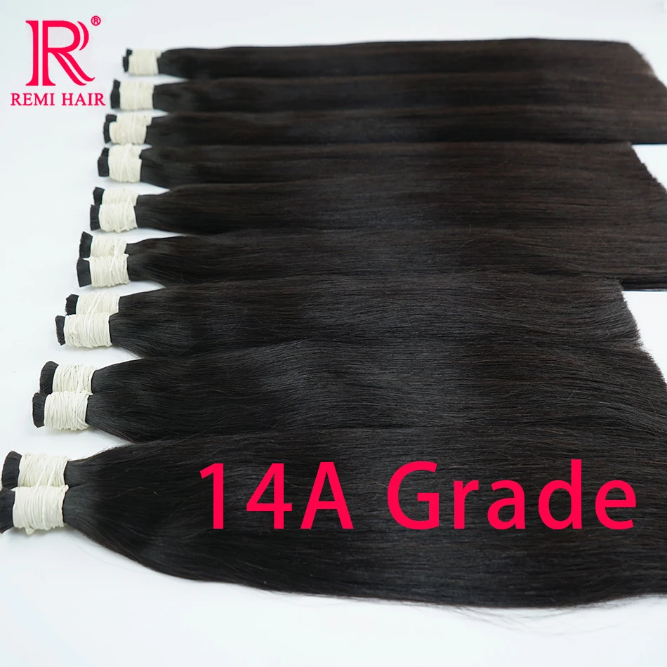 ที่ยังไม่ได้ 100% ผมจริงBulksเวียดนามไม่มีWeftธรรมชาติWavy Human Hair Extensions Originalทอผ้าสําหรับBraiding