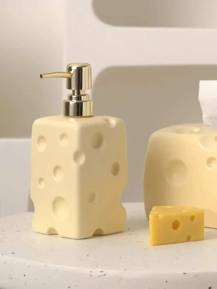 

Новая керамическая бутылка для лосьона сыра, упакованная бутылка, шампунь, дезинфицирующее средство для рук, большая емкость, пресс-бутылка, дозатор шампуня