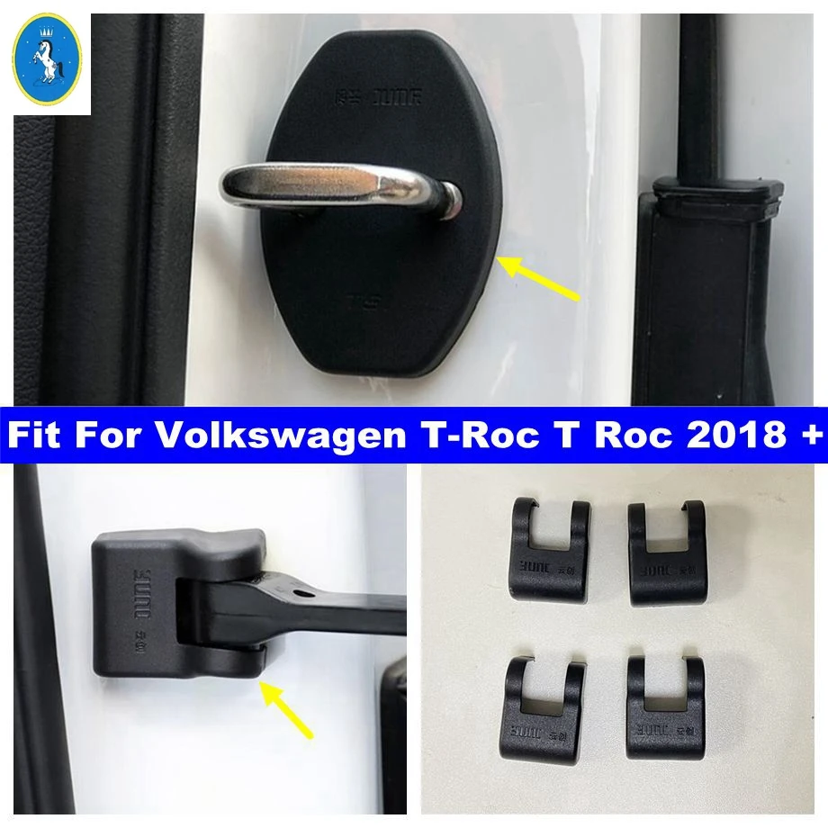 

Inner Door Lock Buckle Pad Guard Arm Stop Rust Waterproof Protector Cover Kit For Volkswagen T-Roc T Roc 2018 - 2023 Accessories