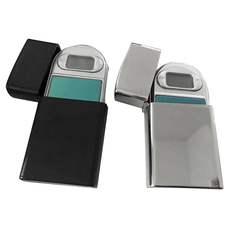 Mini báscula electrónica de bolsillo para joyería, balanza Digital portátil de precisión con pantalla LCD, estilo encendedor, 0,01x200G de gramo