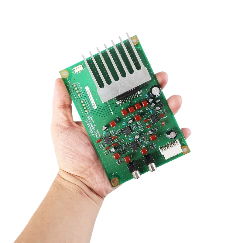 Japan imported dual 50W 12V power amplifier board with heat sink 2.1 channel, subwoofer, dual channel