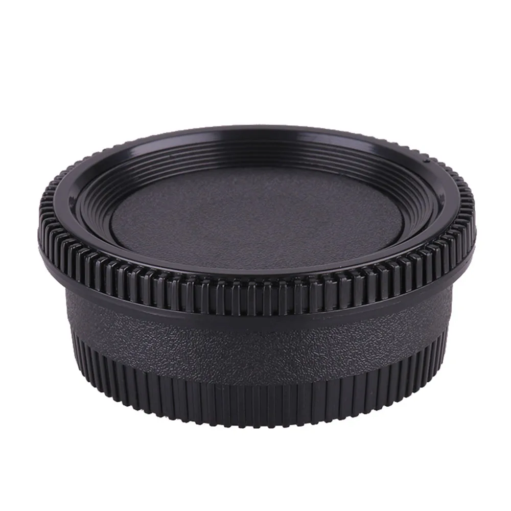 For Nikon F mount AI AIS Lens Rear Cap / Camera Body Cap / Cap set Plastic Black Lens Cap Cover Set No Logo