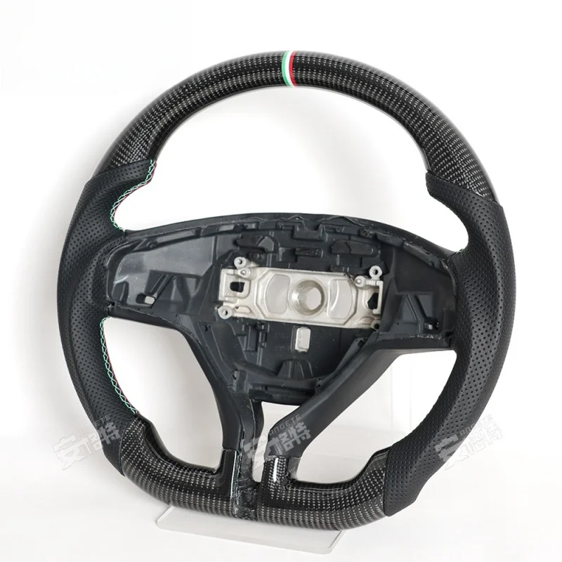 Suitable for Maserati Quattroporte and Ghibli carbon fiber sports car steering wheel modification