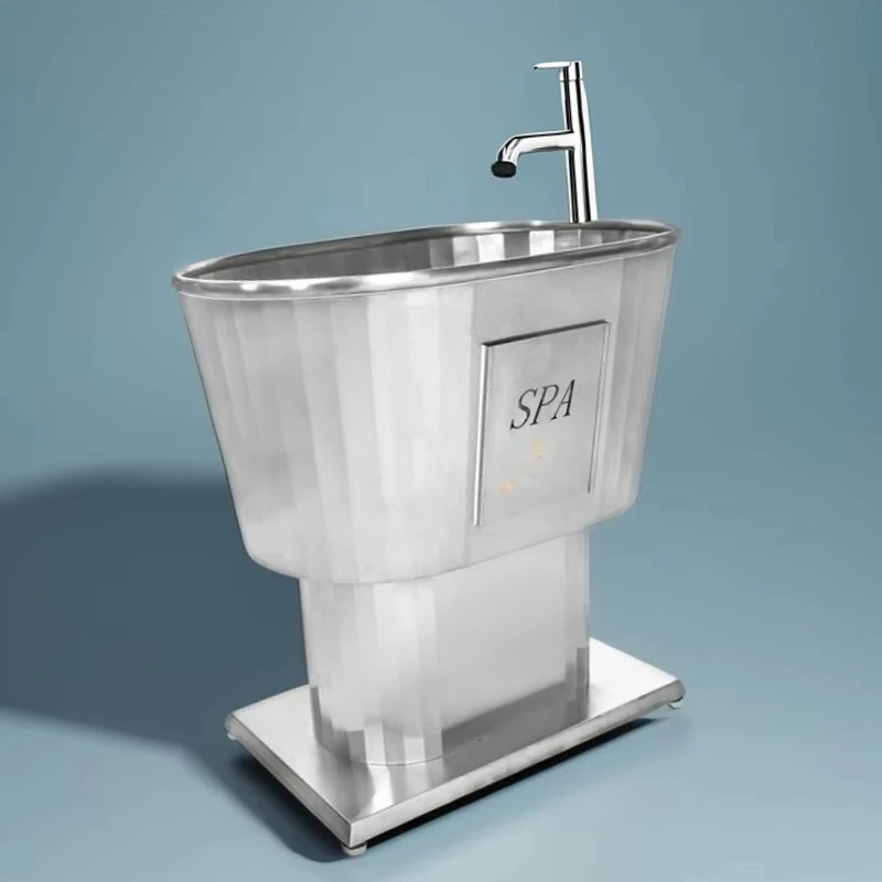 

Pet Grooming Tub Spa Massage Dog Bathtub for Pet Grooming Salon With Wheels