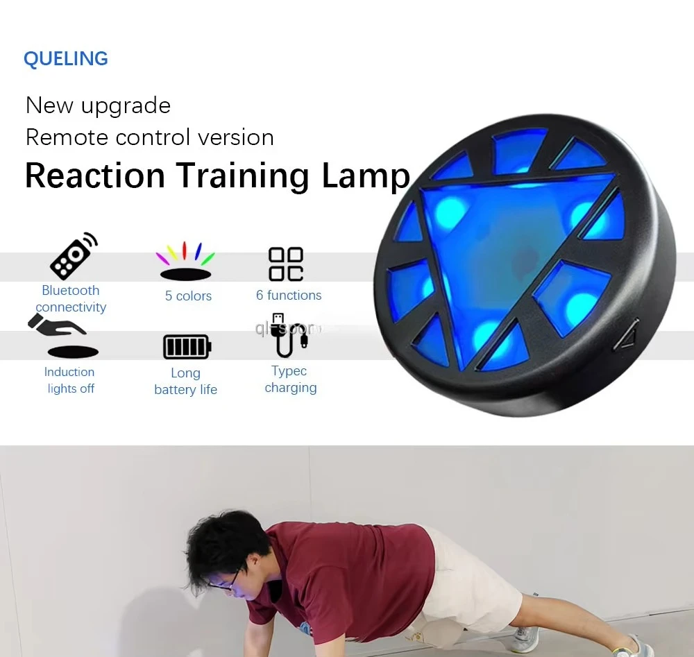 

Upgraded Remote Control Reaction Light for Agility and Speed Physical Training Training Equipment - 6 Light Remote Control