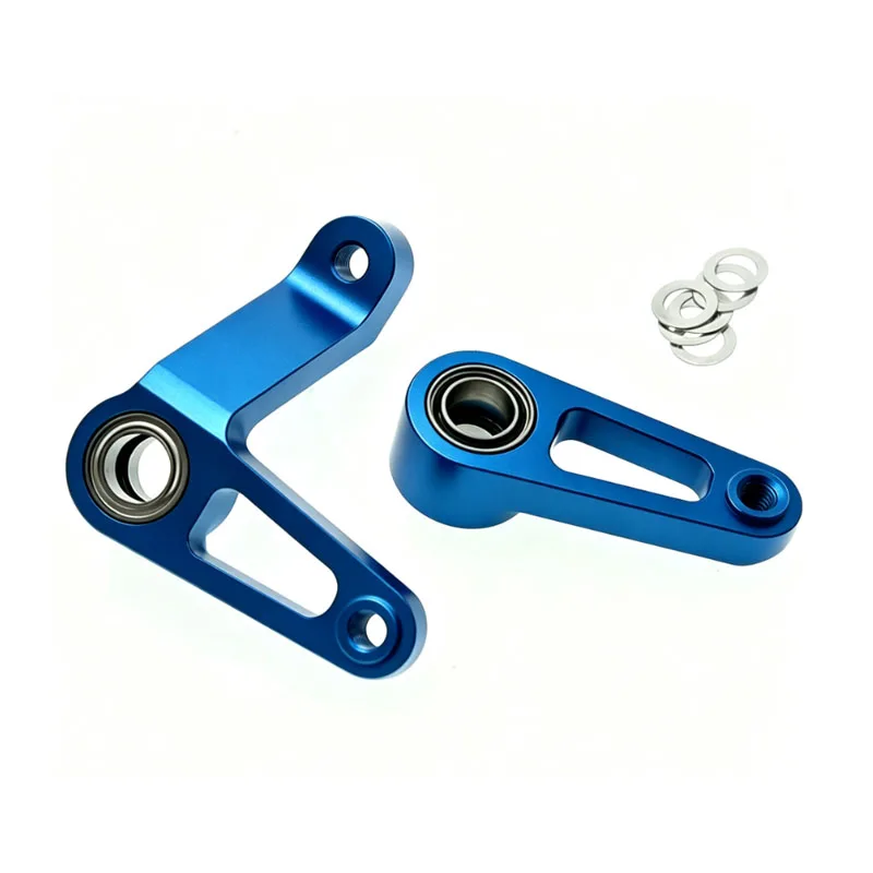 Metal Upgrade Parts Kit Drive Shaft Servo Mount Steering Bridge Steering Arms Fit Tamiya TD4 1/10 RC Off-Road Crawler Car Hop-Up - view 4