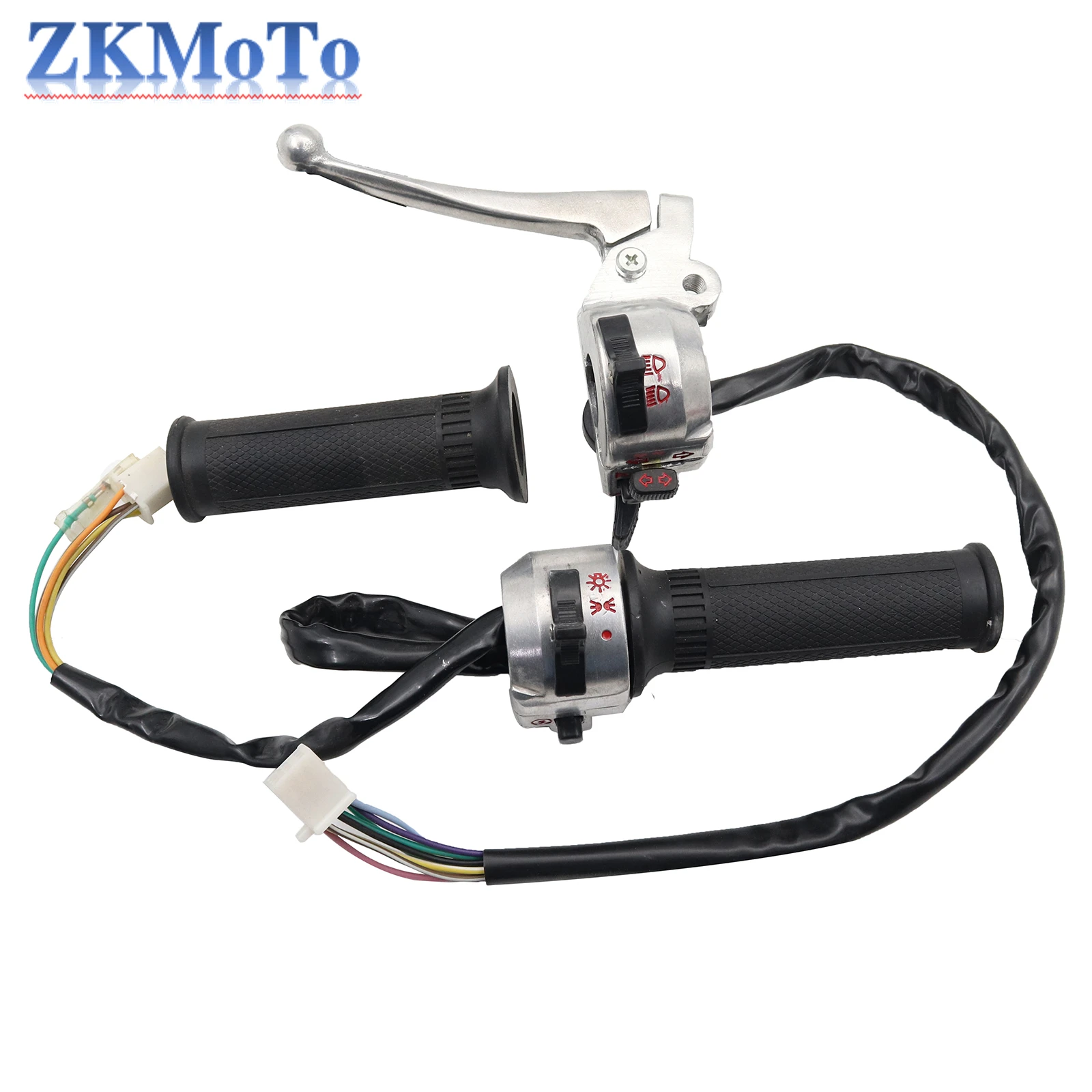 Motorcycle Right and Left Handlebar Switch and 22mm Handle Grips For Honda Z50 Z50A Z50J Z50R Mini Trail Monkey Bike Parts