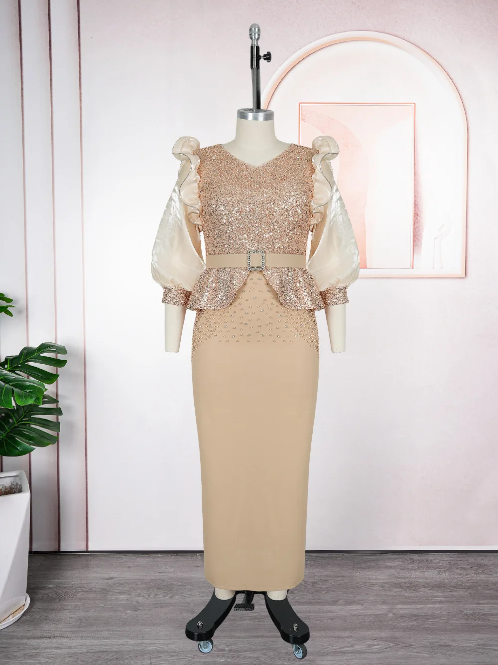 Abito lungo da donna musulmana Abaya Dubai Diamanti di lusso Abito da sera Turchia Caftano Islam Abbigliamento Caftano Marocain Femme Robe Vestido