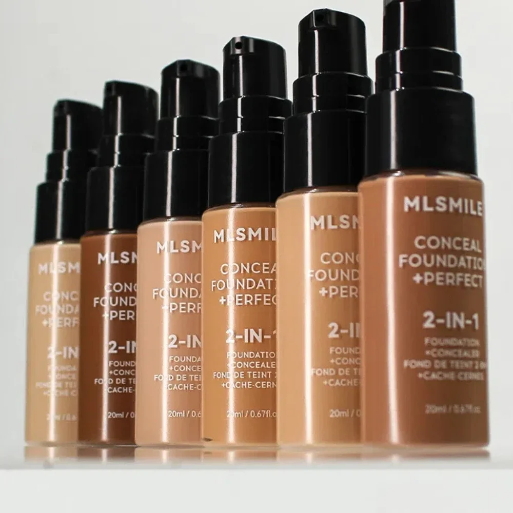 Matte flüssige Grundierung Öl kontrolle Concealer BB Creme wasserdicht dauerhafte vollständige Abdeckung natürliche Gesichts basis profession elles Make-up