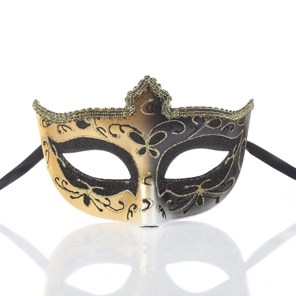 

Party Cosplay Props Halloween Masks Plastic Masquerade Cosplay Mask Glitter Mask Half Face Mask Carnival Costume Props